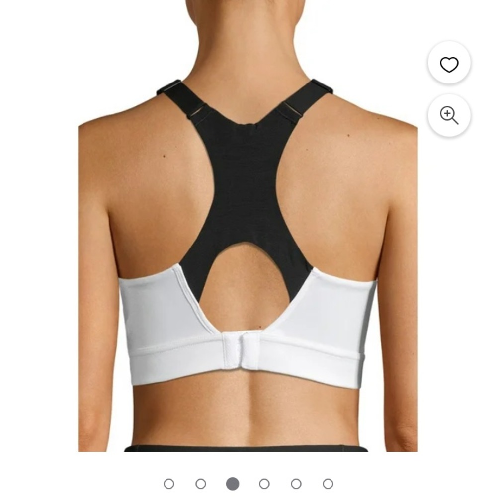 Avia White Sports Bra - Picture 2 of 7